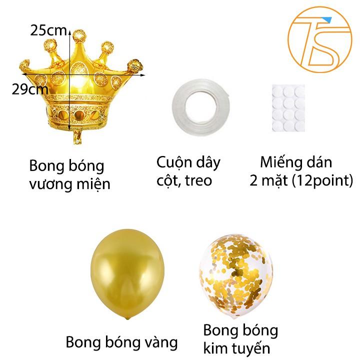 Set Trang Trí Sinh Nhật, Thôi Nôi Poster Cô Gái Múa Ba Lê Cho Bé Gái Kèm Ống Bơm Tay - Happy Birthday