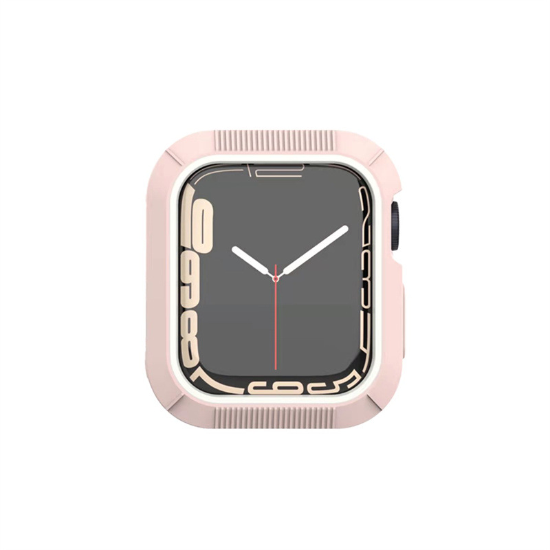 Ốp Case Chống Shock Viền Color cho Apple Watch Series 7 / Apple Watch Series 8 / Apple Watch Series 9 Size 41mm/45mm