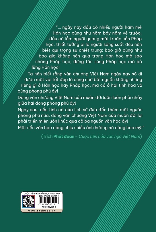 Sách Cuộc Tiến Hóa Văn Học Việt Nam