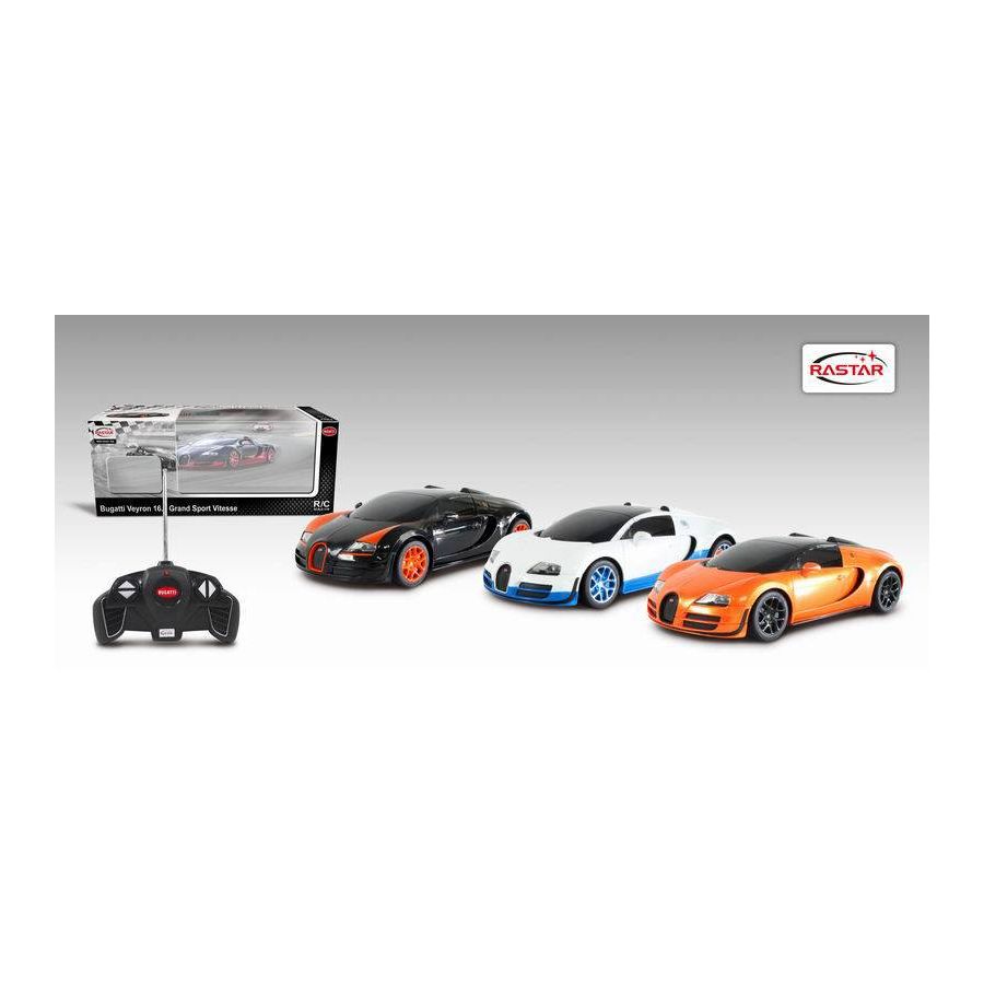 Đồ chơi xe mô hình  RASTAR điều khiển-R/C 1:18 Bugatti Grand Sport V R53900N/WHI