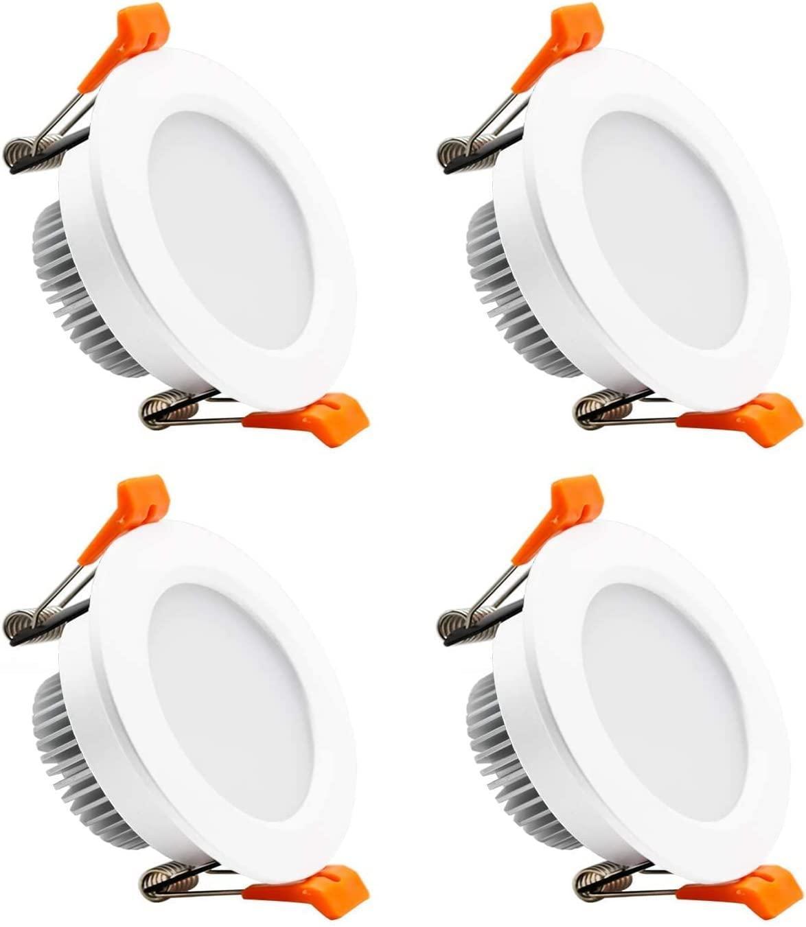 Đèn LED Downlight 2 inch, Đèn chiếu sáng có thể thay đổi độ sáng 4 chiếc