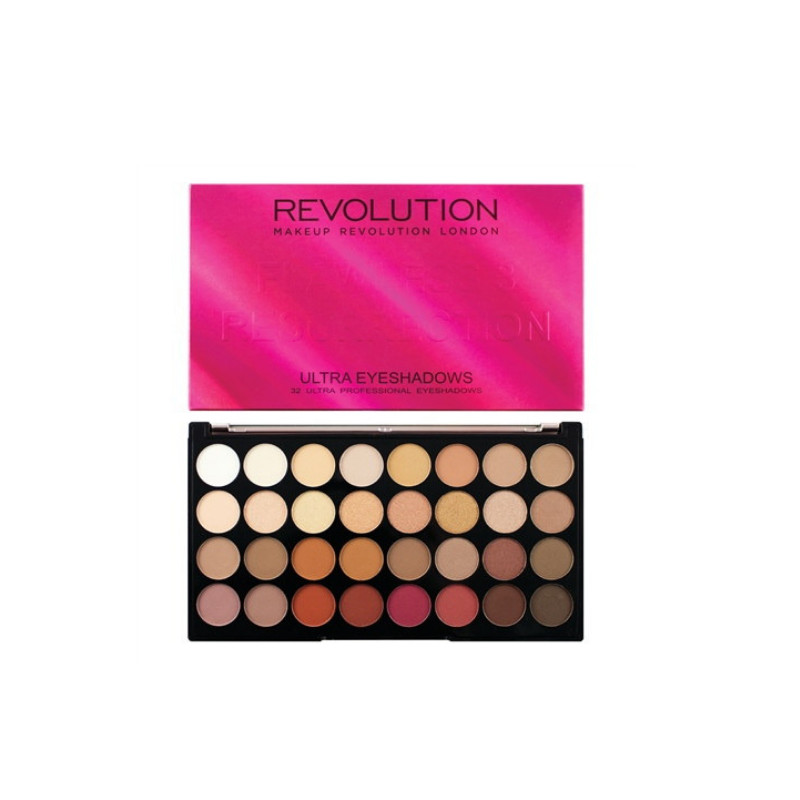 Bảng mắt Makeup Revolution Ultra 32 Eyeshadow Palette Flawless 3 - Resurrection (Bill Anh)