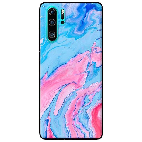 Ốp in cho Huawei P30 Pro Đa Xanh Hông - Hàng chính hãng