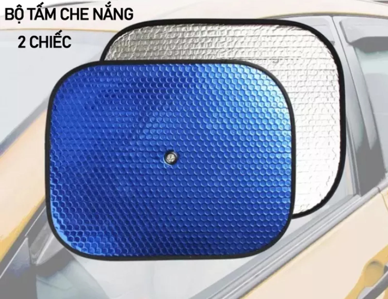 04 MIẾNG, Tấm chắn nắng ô tô, che nắng kính ô tô, cửa xe, phản quang, film che nắng ô tô, dễ dàng tháo lắp