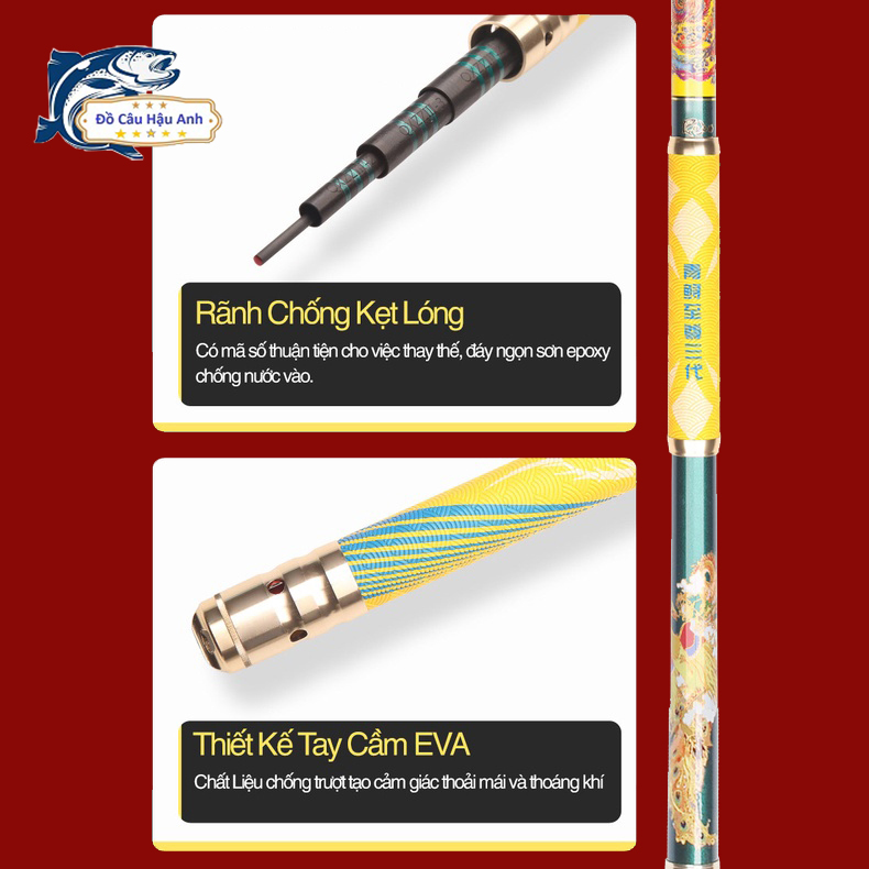 Cần Câu Đài 20H Tầm Xanh Thế Hệ 3 Cần Câu Tay Săn Hàng Cao Cấp CC1-TH3