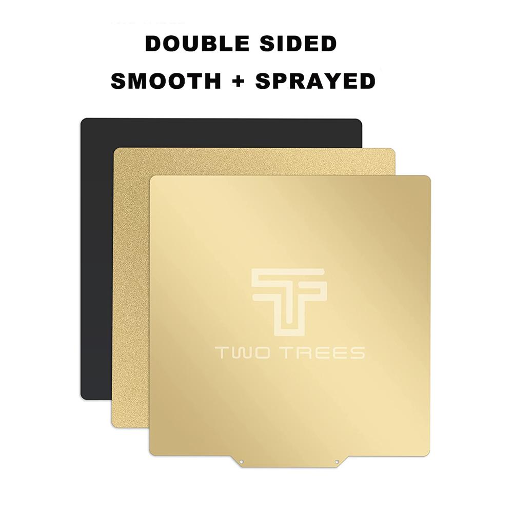 Twotrees Mới 2 Mặt PEI Lò Xo Thép  Với Đế Từ Tính 220/235/310Mm 3D Máy In Phần Nhiệt Nóng Giường
