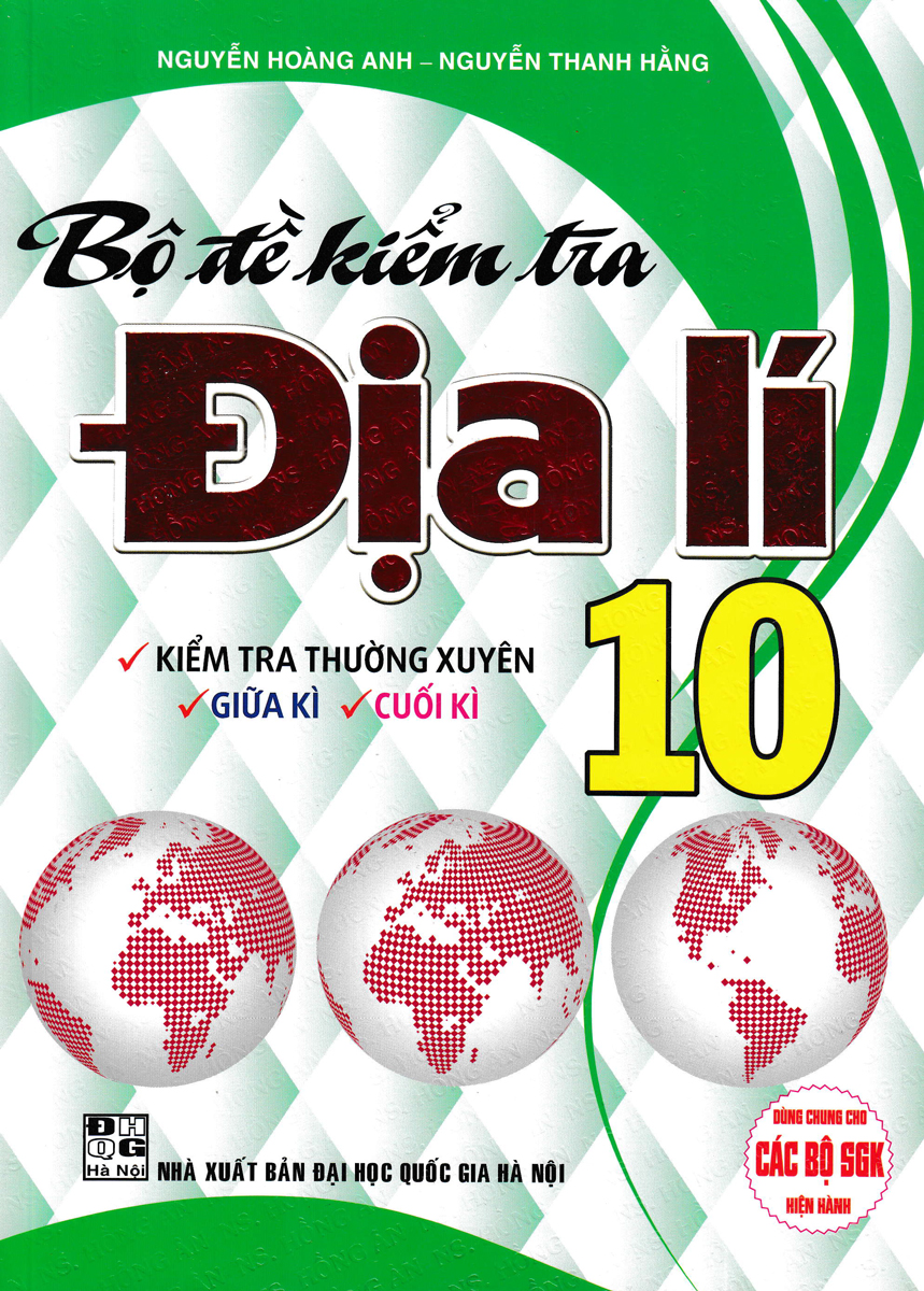 Sách tham khảo- Bộ Đề Kiểm Tra Địa Lí Lớp 10_HA