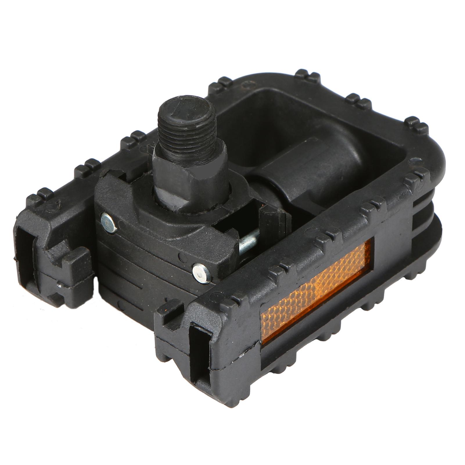 Bàn đạp xe đạp Thân nylon với độ bền cao có sọc phản quang hai bên Thiết kế chống trơn trượt