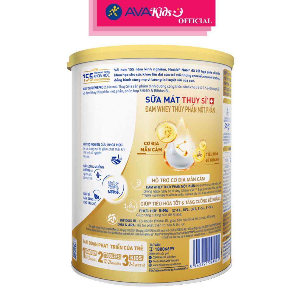 Sữa bột NAN Supremepro số 1 800g - Hàng Chính Hãng