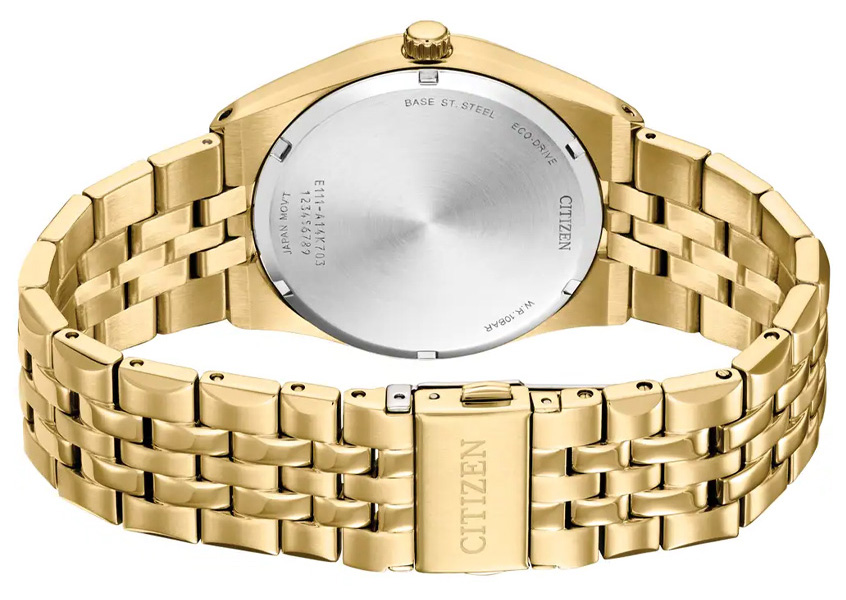 Đồng Hồ Nam Citizen Dây Kim Loại Máy Eco-Drive BM7333-85E - Mặt Đen