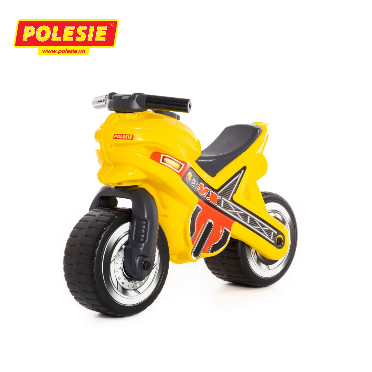 Xe chòi chân mô tô MX (Vàng) 80578 - Polesie Toys