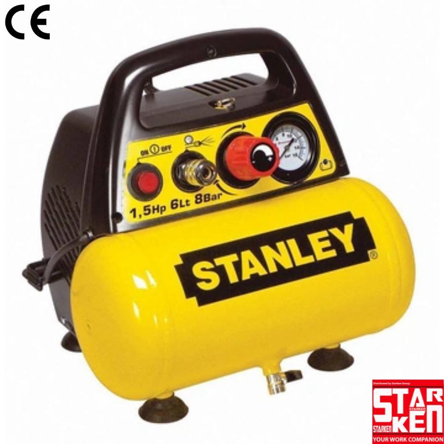 Máy nén khí không dầu 6L Stanley USA DN200/8/6