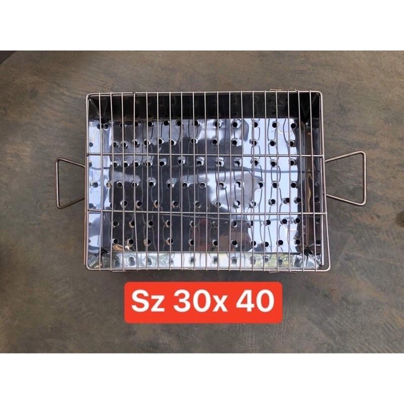 Bếp nướng than hoa inox, bếp nướng ngoài trời