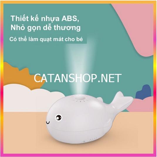 Cá heo thổi bóng trên không siêu dễ thương , quạt cá heo mini cho bé kèm sạc usb. Đồ chơi trẻ em phát triển trí tuệ