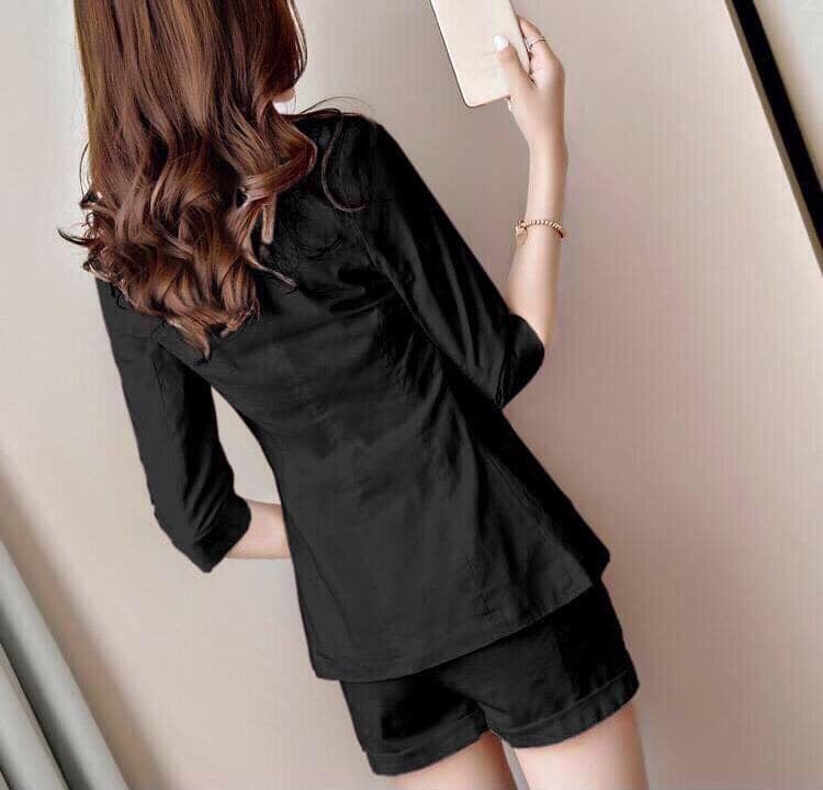 SET BỘ ÁO VEST QUẦN ĐÙI KÈM NỊT VÀ ÁO TRONG HÀNG NHẬP CAO CẤP CÓ 5 MÀU XINH XẮN