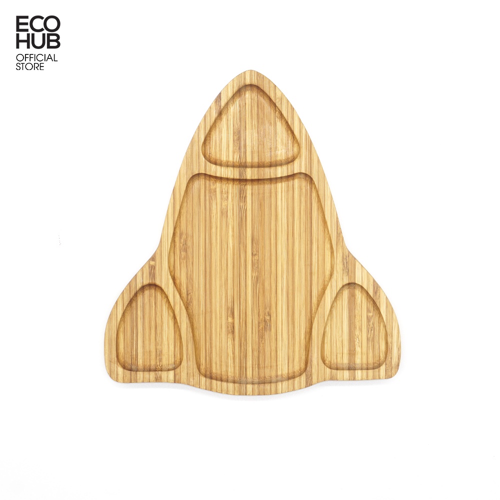 Khay gỗ Decor / khay gỗ ăn dặm ECOHUB, Gỗ tre tự nhiên an toàn