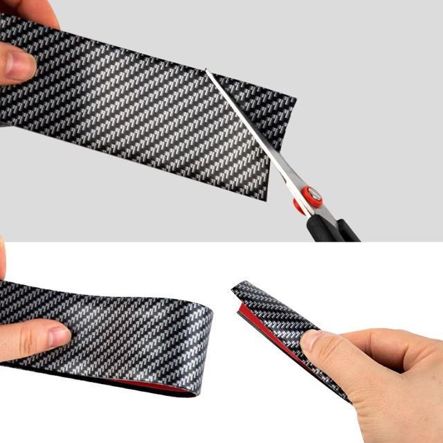 Nẹp carbon 5D chống xước bậc cửa xe ô tô