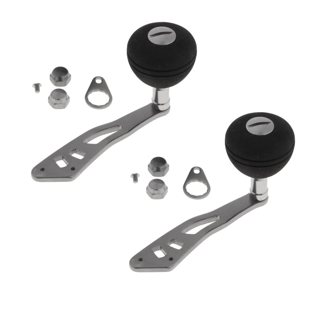 2 Câu Cá Siêu Máy Tay Cầm Núm Máy Phần & Sửa Chữa Tự Làm Cho Con Quay Baitcasting CuộN