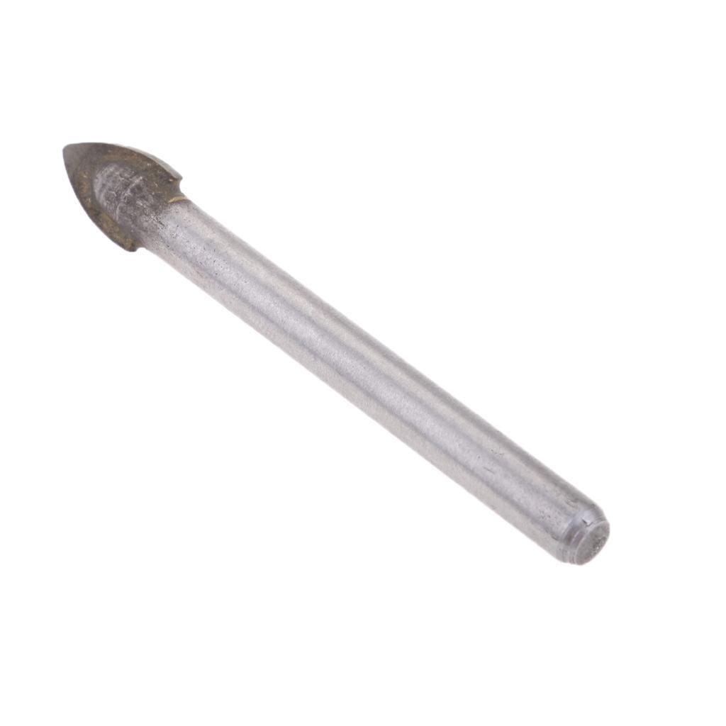10x Alloy Carbide Drill Bit Glass Tile Mirror Ceramic Spear Head Bit 10,8mm