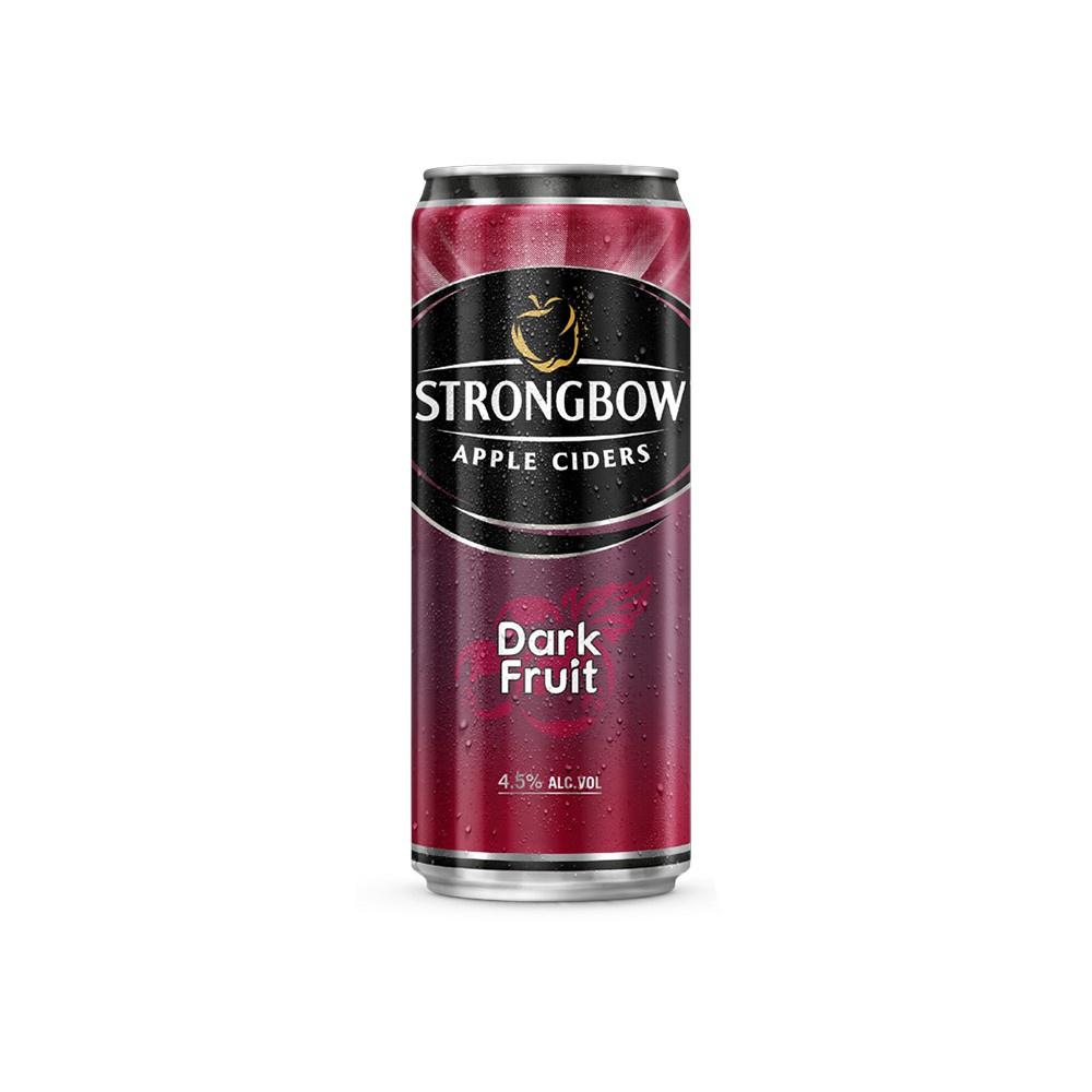 Thùng 24 lon Bia Hoa Quả Lên Men Strongbow Mix Vị 330ml 