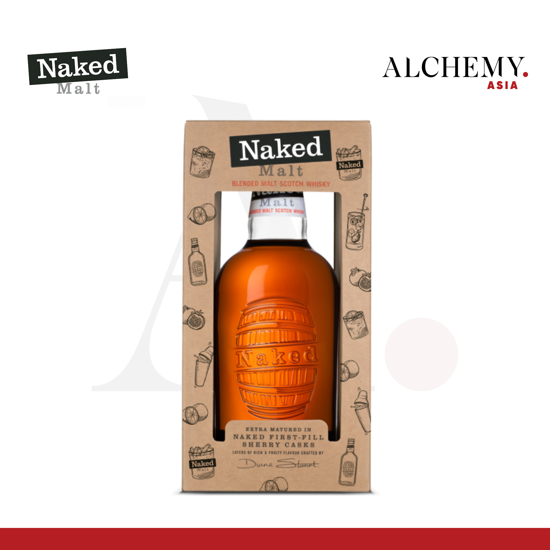 [TET EDITION 2024] Rượu Naked Malt Scotch Whisky Pure Malt 40% 1x700ml