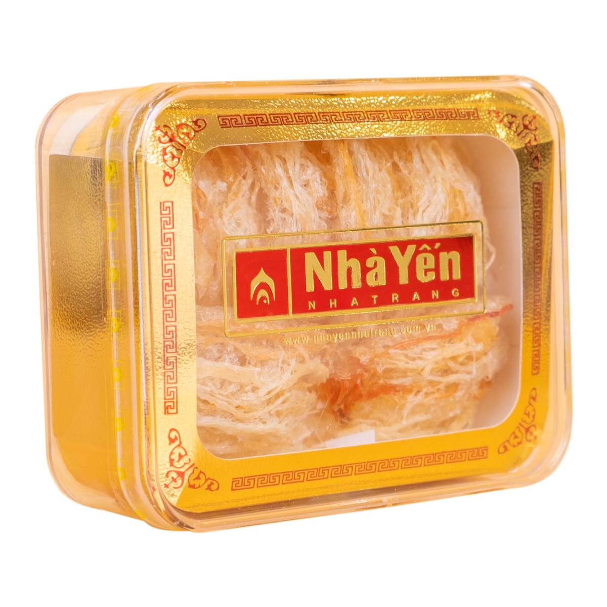 Tổ Yến Hồng Tinh Chế - Nhà Yến Nha Trang - Loại Chất Lượng - Hộp 50 Gram - Tổ Yến Sào Tinh Chế - Hàng Chính Hãng