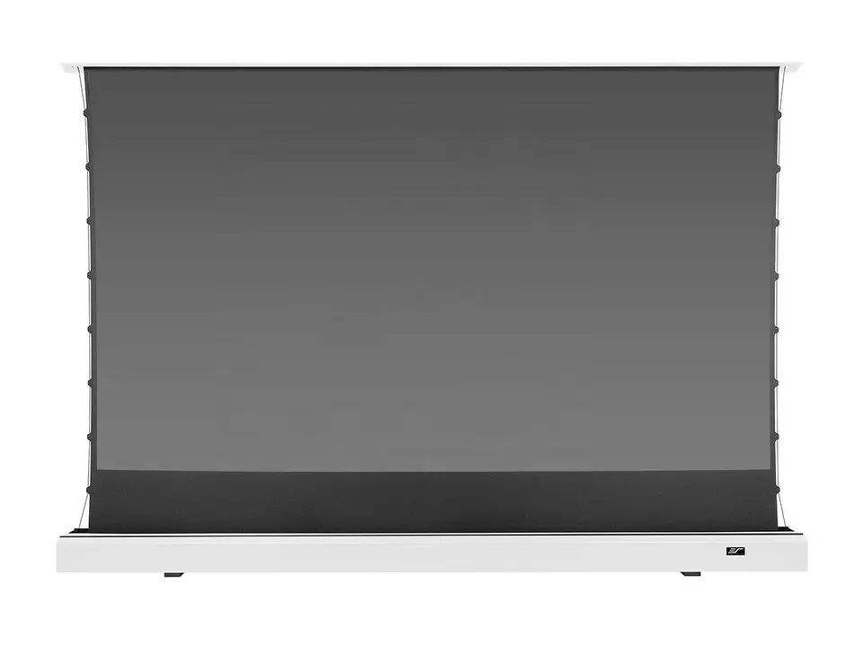 Màn Chiếu Elite Screens Dòng Kestrel Tab-Tension CLR (Kéo Căng ) Màn Chiếu ĐIỆN, Màn Chiếu SÀN, 101 inch Tỷ lệ Khung Hình 16:9 (Vùng hiển thị 125.7 x 223.8 cm) Gain 0.6 (FTE101XH2-CLR) THIẾT KẾ MỚI - Màu Trắng – Hàng Chính Hãng