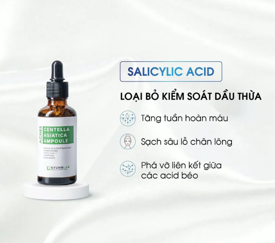 Serum trị mụn Kyung Lab Acnes Centella Asiatica Ampoule 50ml