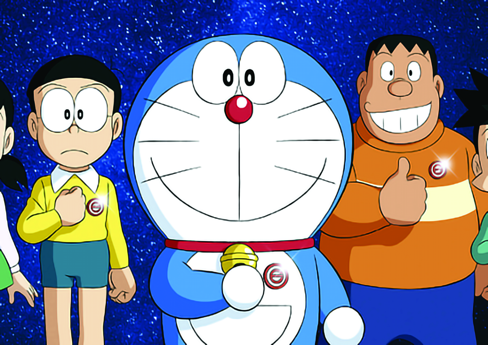 Bộ 10 bức tranh decal dán tường doraemon