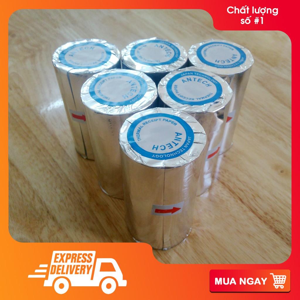 Giấy in nhiệt K57, Giấy in hoá đơn K57x38mm (Dùng cho máy Pos, Taxi, ATM)