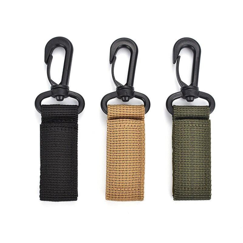 Climbing Accessory Outdoor Carabiner Strength Nylon Tactical Backpack Key Hook Webbing Buckle Hanging System Belt Buckle Hanging