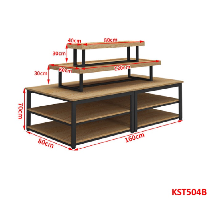 Kệ trưng bày sản phẩm, hàng hóa , kệ siêu thị , cửa hàng KST504B - NỘI THẤT LẮP RÁP VIENDONGADV