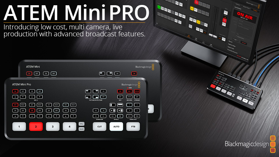 Thiết Bị LiveStream BlackMagic ATEM Mini Pro- Hàng Chính Hãng