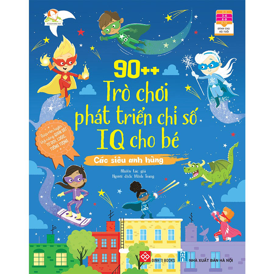 90++ Trò Chơi Phát Triển Chỉ Số Iq Cho Bé - Các Siêu Anh Hùng