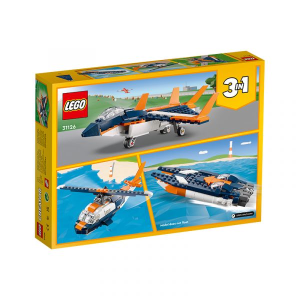 LEGO Creator Máy Bay Phản Lực Siêu Thanh 31126 (215 chi tiết)