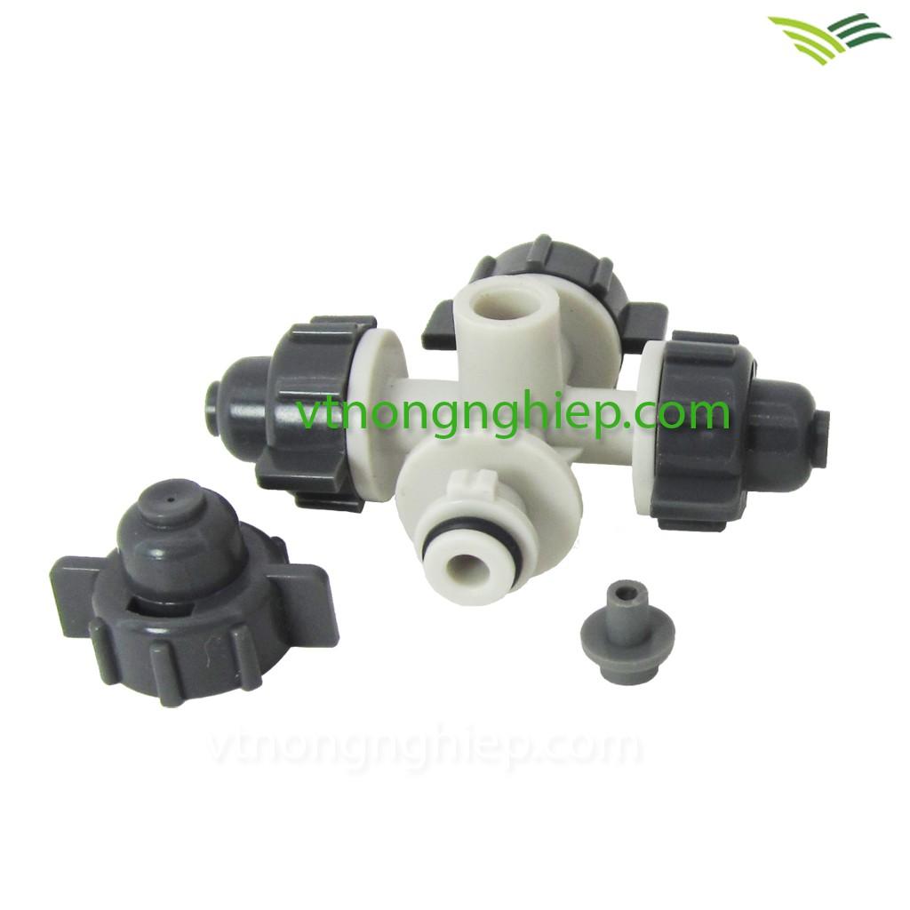 Béc phun sương 4 hướng tưới cây, làm mát