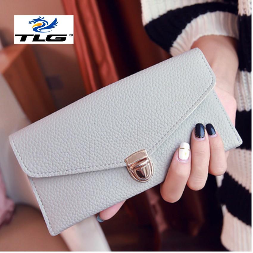 Nhập mã LONGTLG giảm 10% Ví Nữ Thời Trang Phong Cách Đồ Da Thành Long TLG 204446 tặng 01 bút bi cao cấp TLG M 410