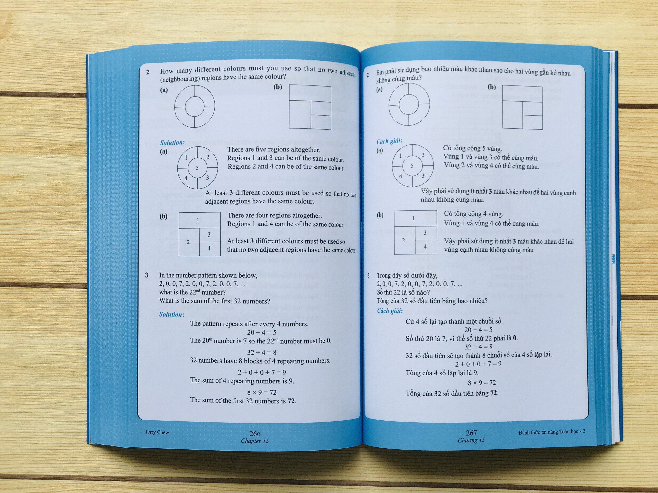 Combo 2 Cuốn Sách Đánh Thức Tài Năng Toán Học 1 và 2 - Là Sách Song Ngữ ( Việt – Anh) Giúp Trẻ Vừa Học Toán Vừa Ôn Luyện Tiếng Anh, Dành Cho Học Sinh Lớp 1 Đến Lớp 3 - Á Châu Book, Bìa Mềm, In Màu