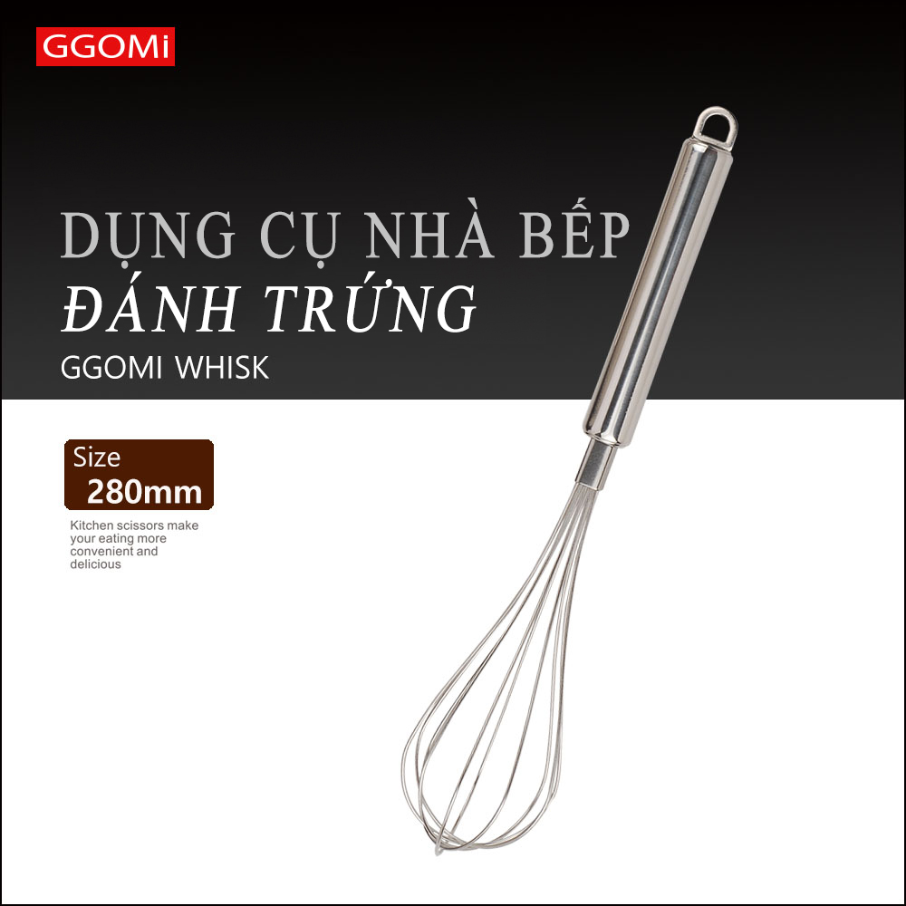 [HÀNG CHÍNH HÃNG]Bộ 7 dụng cụ chuyên dùng nhà bếp bằng inox304 bề mặt sáng bóng, thép không gỉ của GGOMi Hàn Quốc MK512