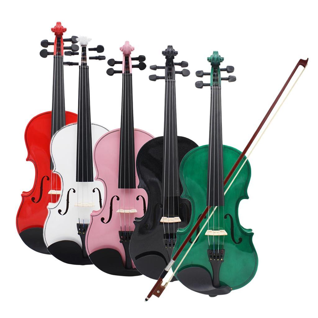 4/4 Full Size violin with Case Bow Rosin Set for Beginner Enthusiasts