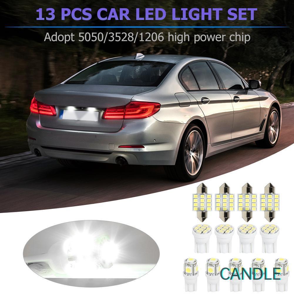 Set 13 Đèn Led 31mm C5W T10 W5W Gắn Biển Số Xe Hơi