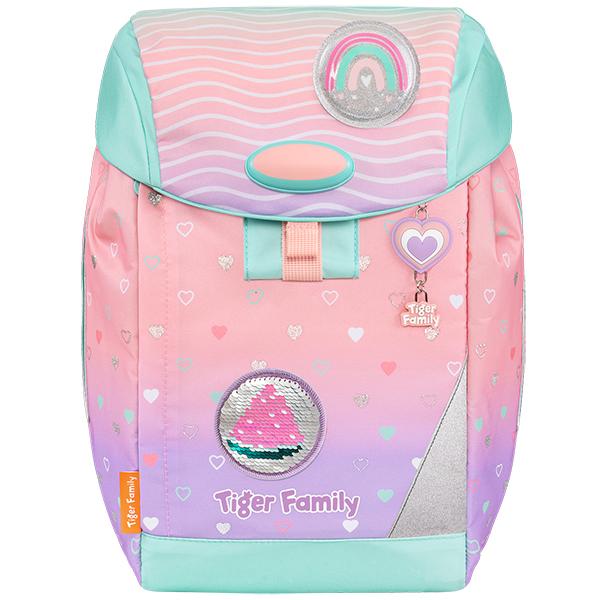 Cặp Chống Gù Eggie Schoolbag - Peach Waves - Go Green - Tiger Family TGEG-020A