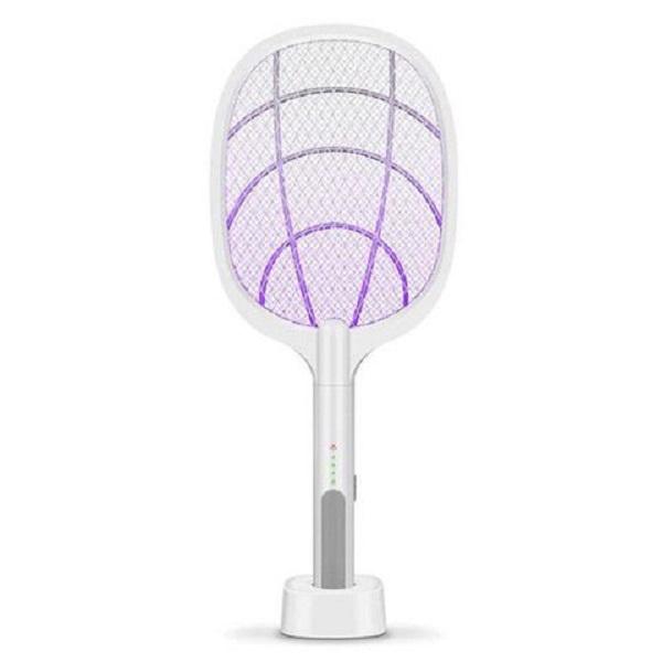 Vợt muỗi tự động kiêm đèn bắt muỗi 2 in 1 tự động sạc tích điện, vợt bắt muỗi thông minh cao cấp để bàn