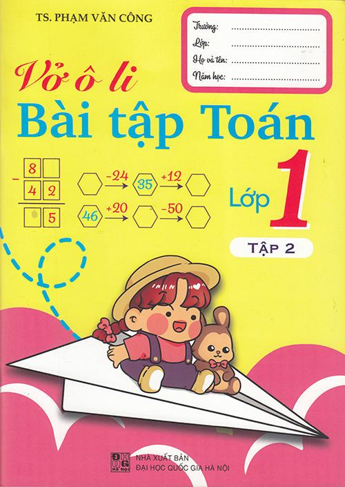 Sách - Vở ô li bài tập Toán lớp 1 tập 2