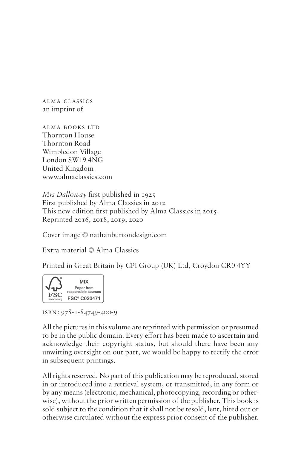 Sách ngoại văn: Mrs Dalloway