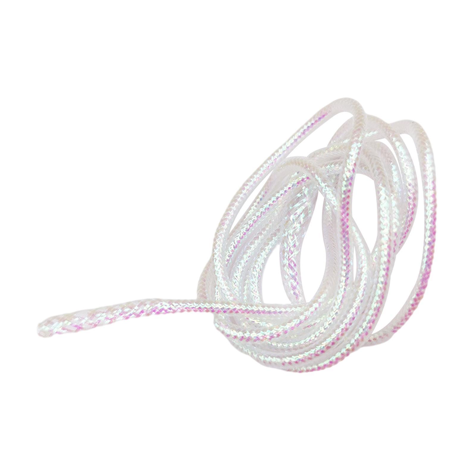 Fly Tying Materials Dia. 2/4/6mm Round Holographic Cord Braid Mylar Tube for Fishing Accessories