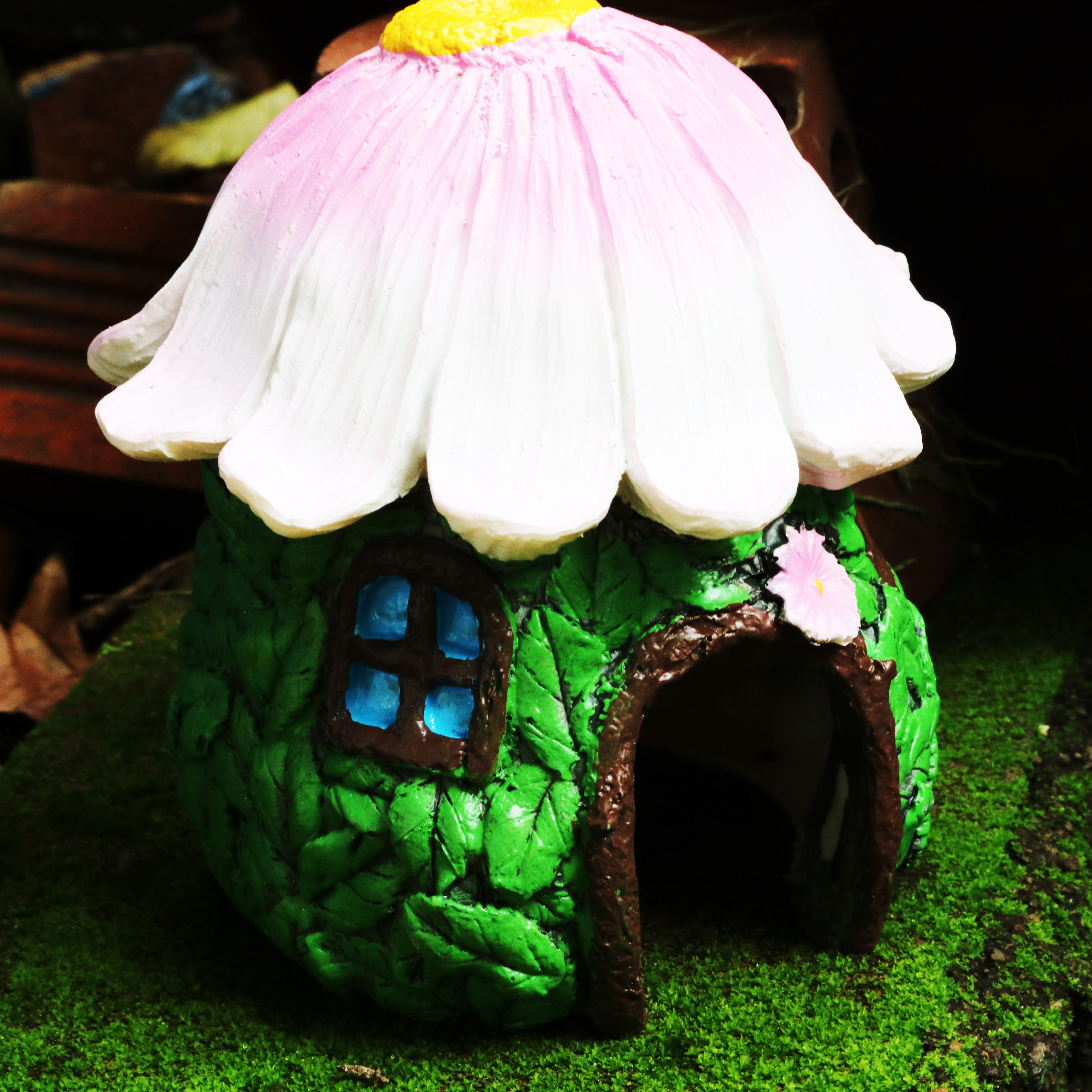 Mô hình Nhà Hoa Lá trang trí tiểu cảnh - thủy sinh - terrarium