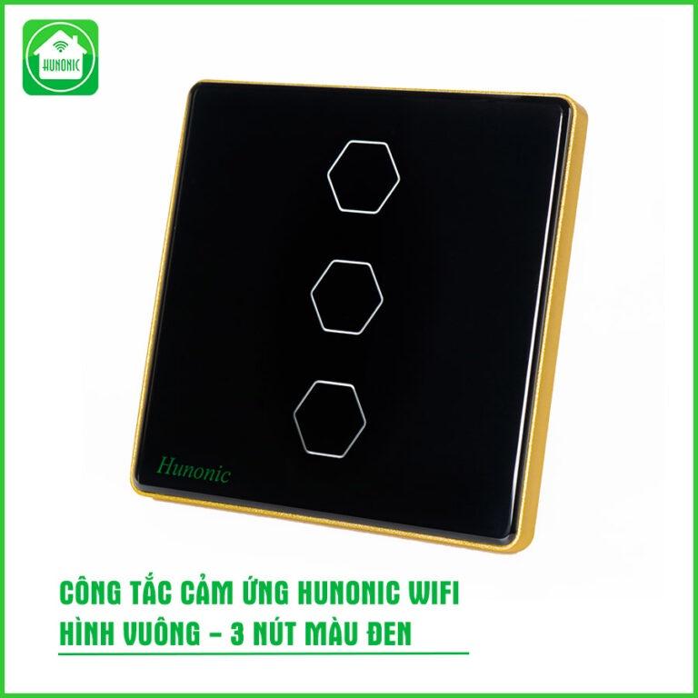 Công Tắc Hunonic Luxury Hình Vuông [Hàng Chính Hãng