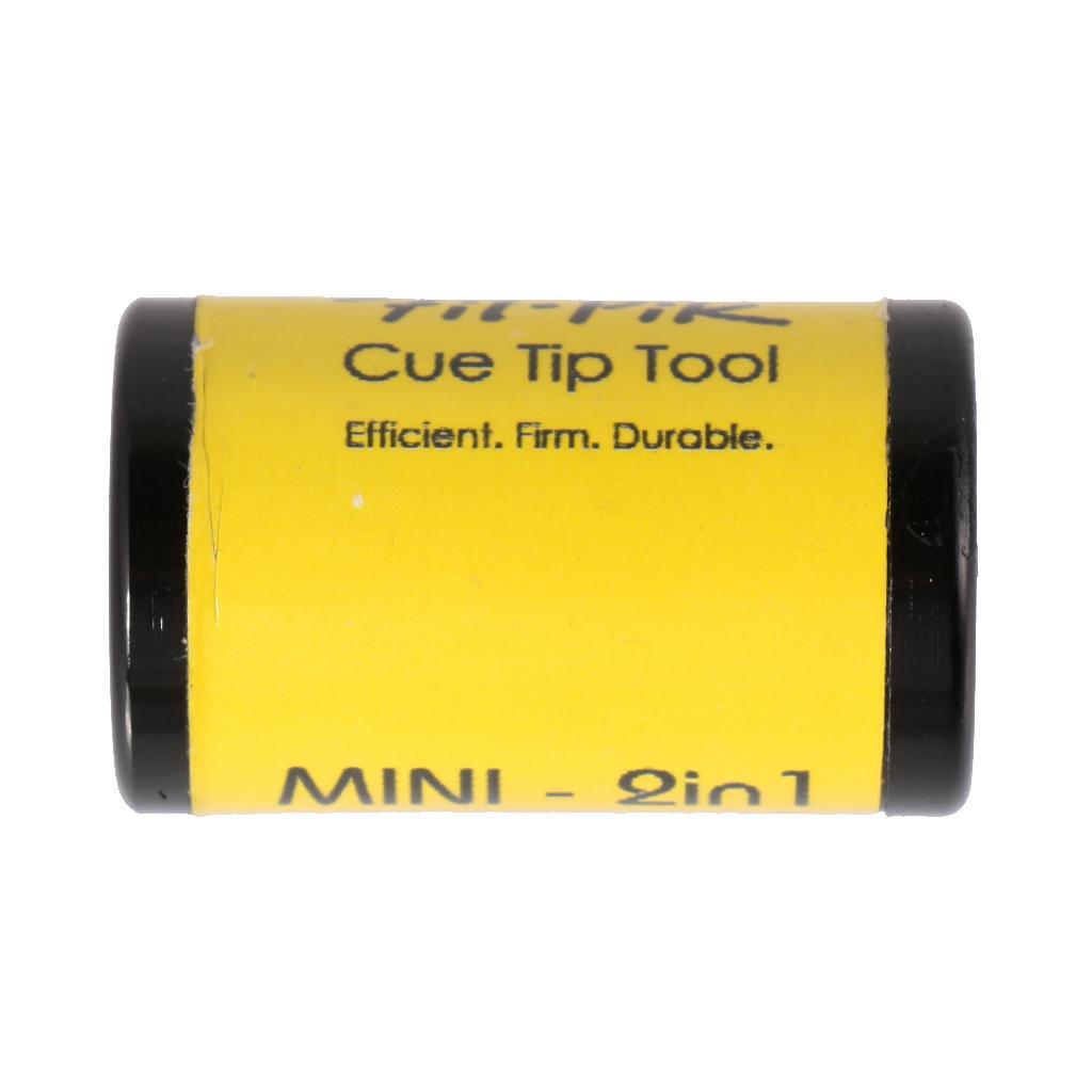 Black Billiard Snooker Cue Tip Shaper Tacker Tip Pick Repair Tool