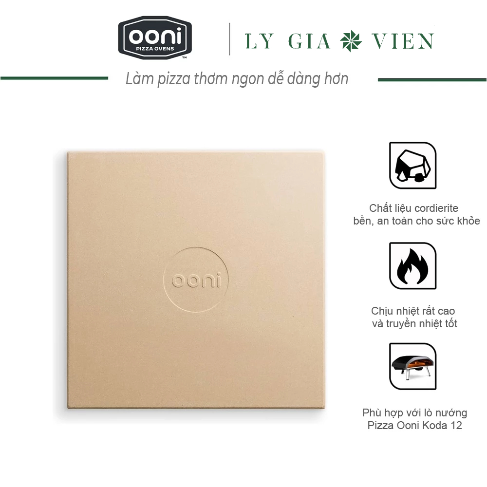 Đá Nướng Pizza Cho Lò Nướng Pizza Ooni Karu 12 Baking Stone UU-P0AA00